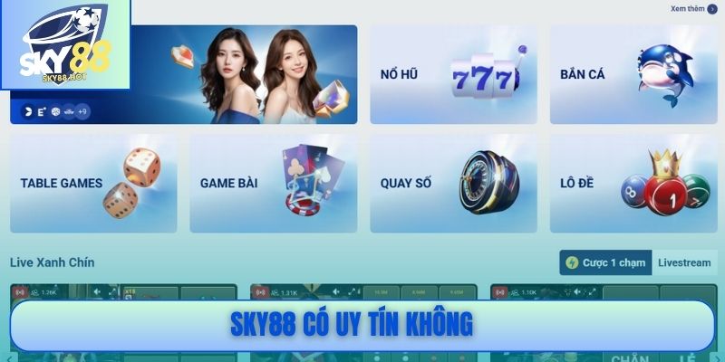 SKY88 có uy tín không